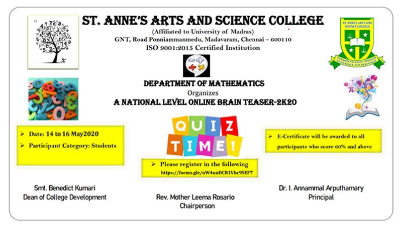 St.Anne's Art & Science College | Home